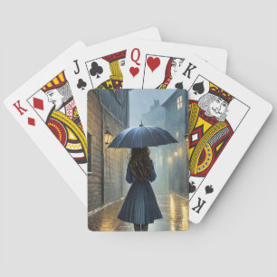 Jeu De Cartes Marcher sous la pluie