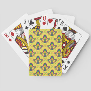 Jeu De Cartes Mardi gras Fleur De Lis