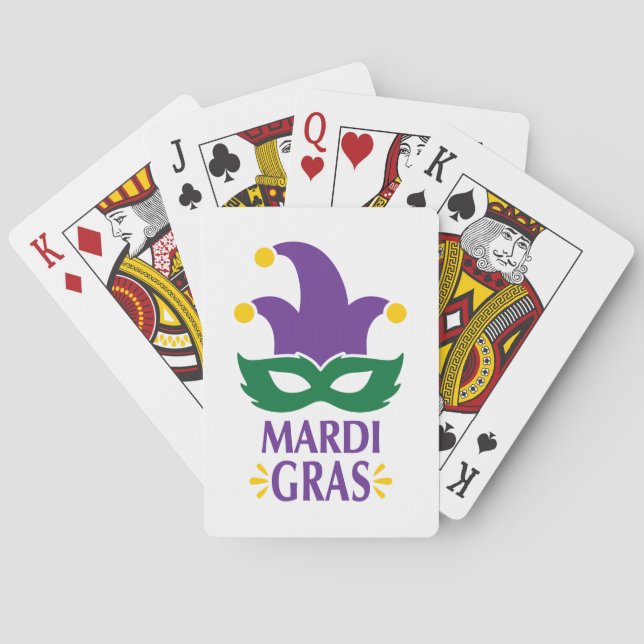 Jeu De Cartes Mardi Gras Jouer Aux Cartes (dos)