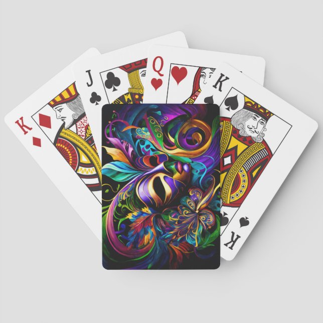 Jeu De Cartes Mardi Gras Nouvelle-Orléans (dos)