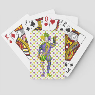 Jeu De Cartes Mardi Gras Party Jouer des cartes avec Jester