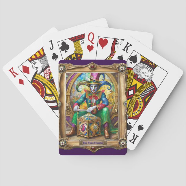 Jeu De Cartes Mardi Gras Realm Portraits - Voyageur du temps (dos)