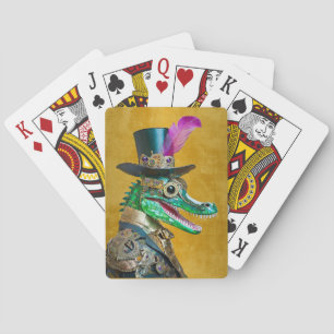 Jeu De Cartes Mardi Gras Steampunk Party Animal Alligator