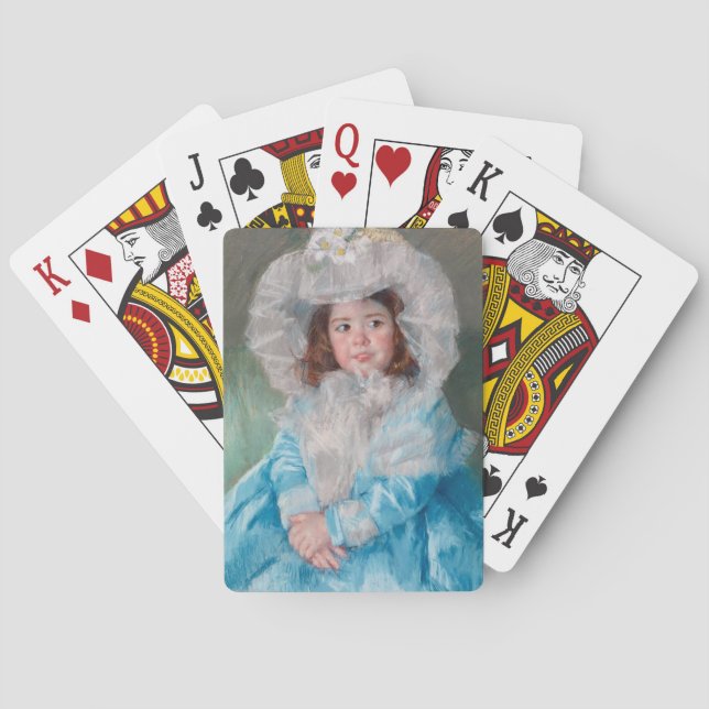 Jeu De Cartes Margot en bleu | Mary Cassatt (dos)