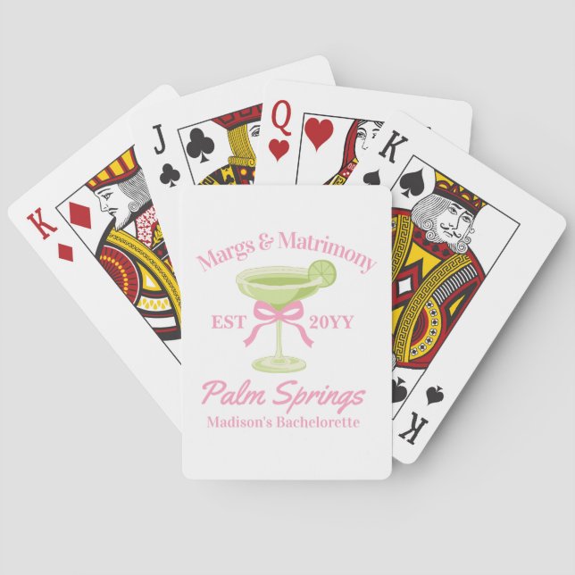 Jeu De Cartes Margs et Matrimoni Mariage de Margaritas Enterreme (dos)