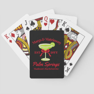 Jeu De Cartes Margs et Matrimony Fête de Fiançailles Margaritas
