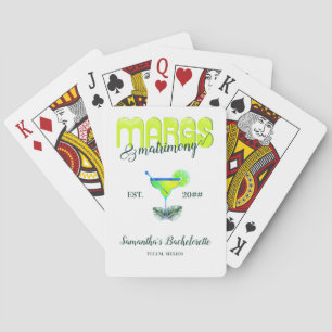 Jeu De Cartes Margs Matrimony Tequila Fête des mariées Bachelore