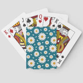 Jeu De Cartes Marguerite blanche - Motif Nature