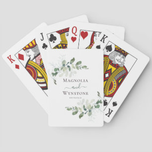 Jeu De Cartes Mariage d'eucalyptus
