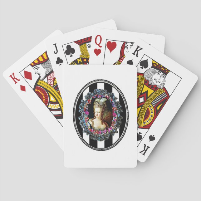 Jeu De Cartes Marie Antoinette a changé la plate-forme d'art des (dos)