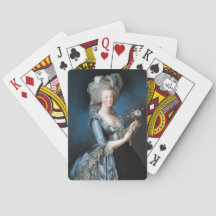 Marie Antoinette avec un rose