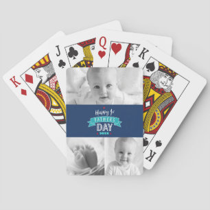 Jeu De Cartes Marine 3 Photo Joyeux 1er Fête du Père Cool modern