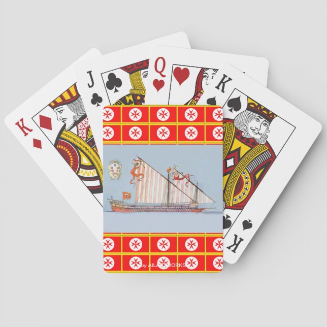 Jeu De Cartes Marine Toscane Médicis (dos)