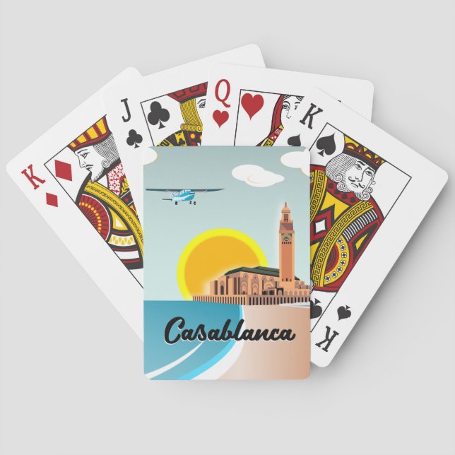 Jeu De Cartes Maroc Casablanca poster Voyage (dos)