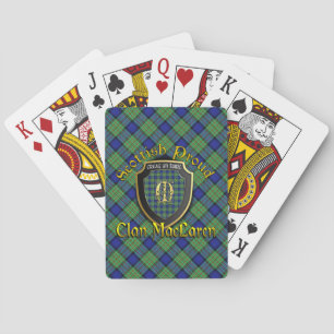 Jeu De Cartes Marque de vélo Clan MacLaren Scottish Fier