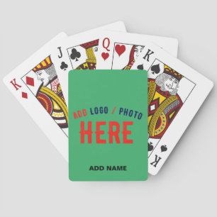 JEU DE CARTES MARQUE MODERNE MODERNE MODERNE EMERALD VERT VÉRIFI