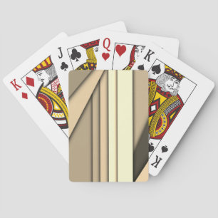 Jeu De Cartes Marron monochrome moderne