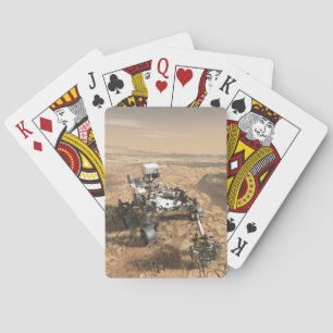 Jeu De Cartes Mars 2020 Rover Sur La Surface De Mars.