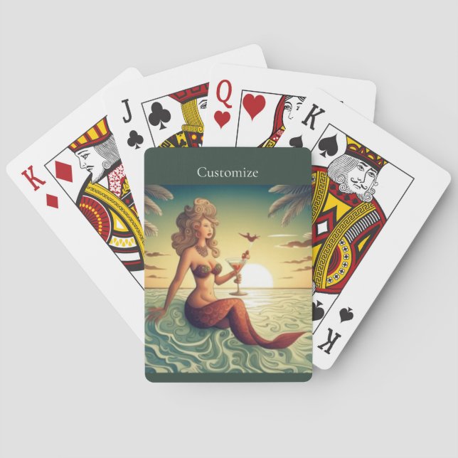 Jeu De Cartes Martini Classy Mermaid Thunder_Cove (dos)
