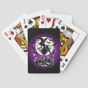 Jeu De Cartes Martini sorcière violette