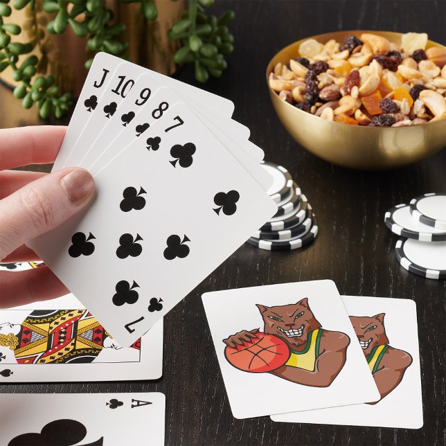 Jeu De Cartes Mascotte de basket-ball sauvage Fierce (Créateur téléchargé)