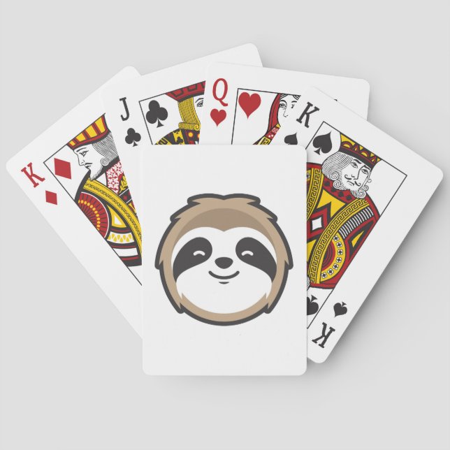 Jeu De Cartes Mascotte de paresse (dos)