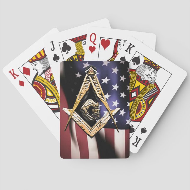 Jeu De Cartes Masonic Minds (Yellowish) États-Unis (dos)