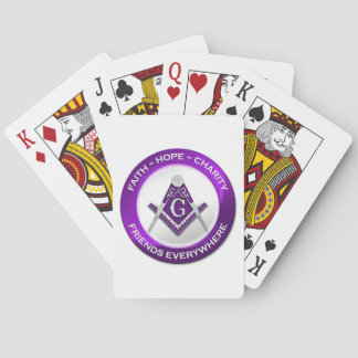 Jeu De Cartes Masonic Playing Cards Purple