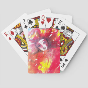 Jeu De Cartes MASQUE EN ROUGE / Masquearde vénitienne