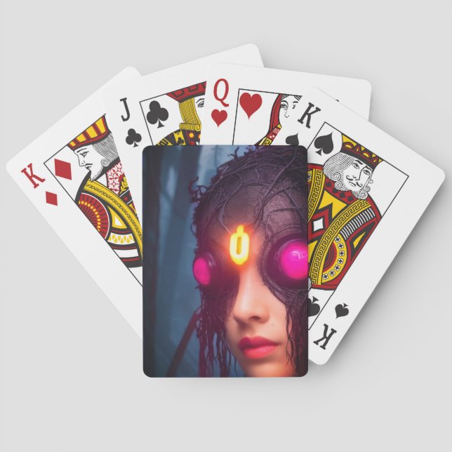 Jeu De Cartes Masque fou (dos)