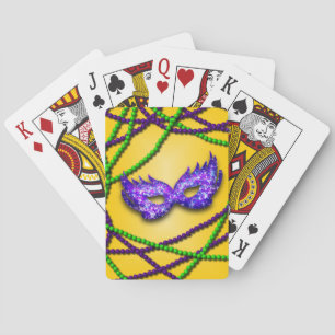 Jeu De Cartes Masquerade de masque violet