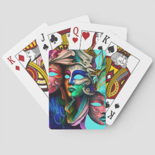 Jeu De Cartes Masques du Carnaval de Venise