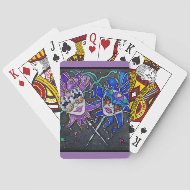 Jeu De Cartes Masques Jester Comédie/Tragédie (dos)