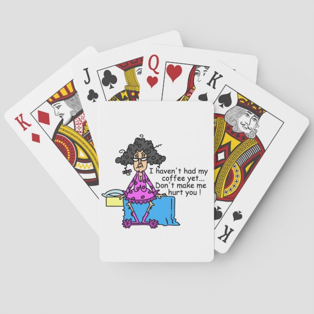 Jeu De Cartes Matin Avant Humour Café (dos)