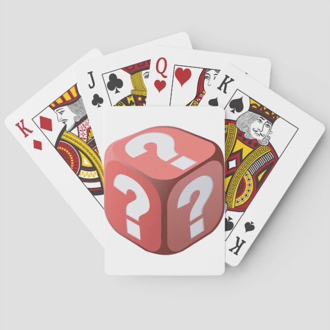 Jeu De Cartes Matrices avec des cartes de jeu de points (dos)