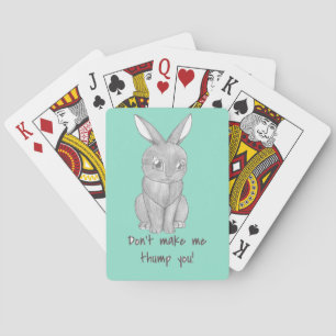 Jeu De Cartes Mauvais lapin ne me fais pas te frapper