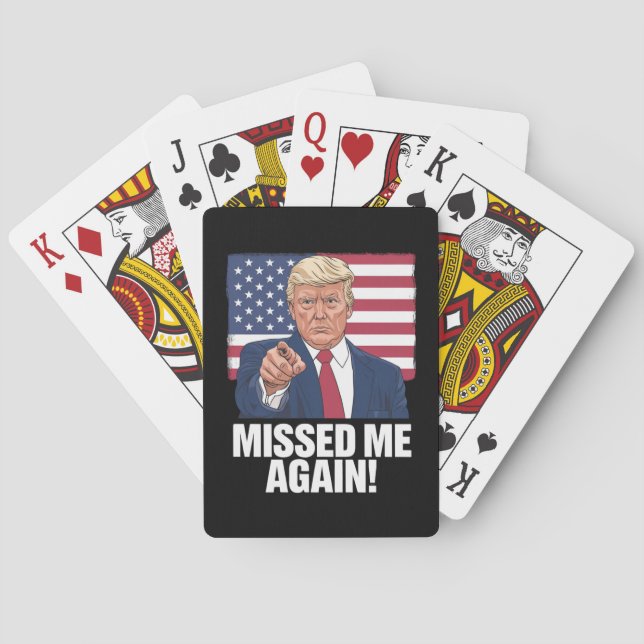 Jeu De Cartes Me Manquait Encore Vous Avez Manqué Les Élections  (dos)