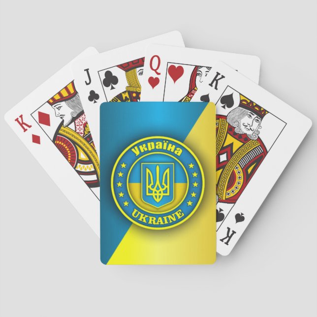 Jeu De Cartes Médaille d'Ukraine (dos)