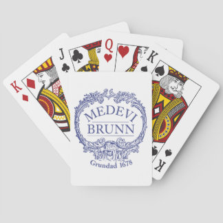 Jeu De Cartes Medevi Brunn Logo Lecture Cartes