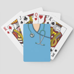 Jeu De Cartes Médicale bleu frotte