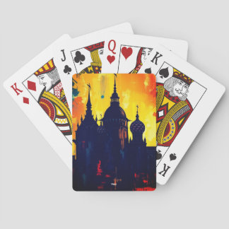 Jeu De Cartes Medieval castle art deck
