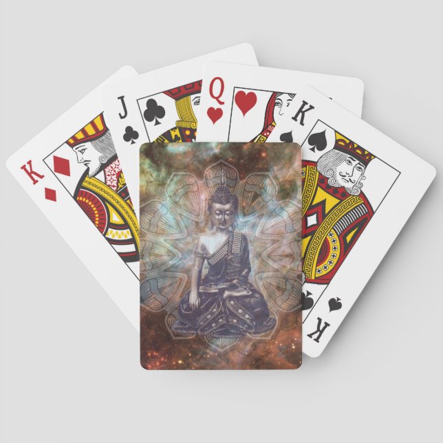 Jeu De Cartes Méditation Cosmique Bouddha Jouer Cartes (dos)