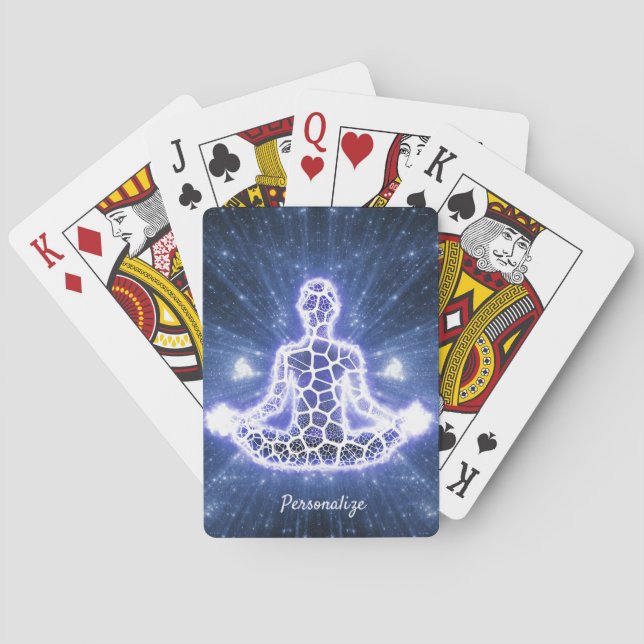 Jeu De Cartes Méditation Zen Yoga Chi Énergie Spirituelle (dos)