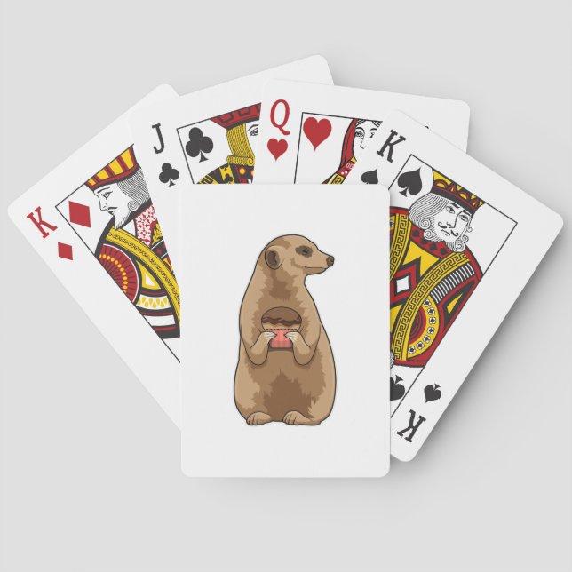 Jeu De Cartes Meerkat avec Muffin (dos)