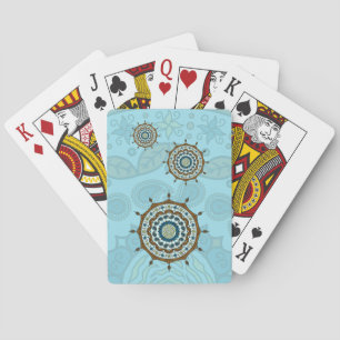 Jeu De Cartes Mehndi Imaginaire Cuivre Classic Playing Cartes