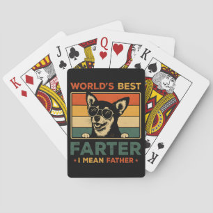 Jeu De Cartes Meilleur Farter du monde Je veux dire Père Funny P