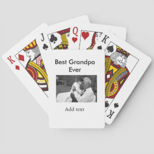 Jeu De Cartes Meilleur grand-père jamais ajouter photo nom class
