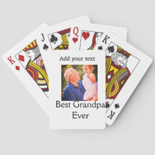 Jeu De Cartes Meilleur grand-père jamais grand-père photo cadeau