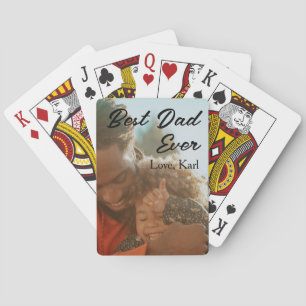 Jeu De Cartes meilleur papa du monde photo amour texte simple mi