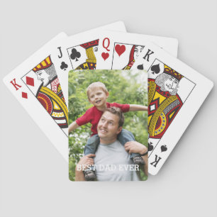 Jeu De Cartes Meilleur papa jamais personnalisé